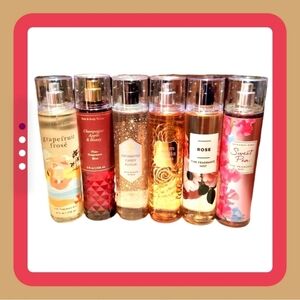 4 BODY FRAGRANCE SPRAYS BY BATH AND BODY WORKS